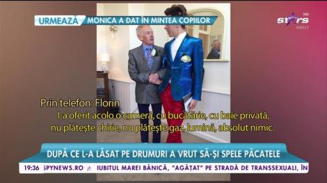 După ce l-a lăsat pe drumuri a vrut șă-și spele păcatele. Florinel a făcut Crăciunul cu soțul său