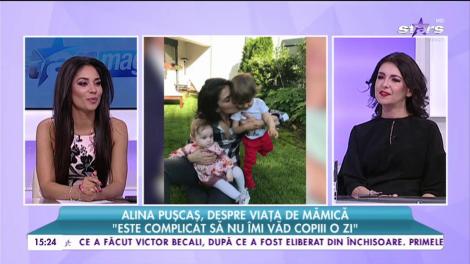 Alina Pușcaș, despre viața de mămică: „De fiecare dată, mă duc noaptea să îi văd dormind”