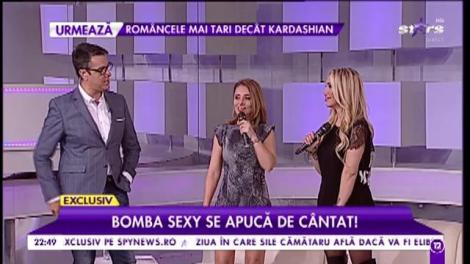 Raluca Podea s-a apucat de cântat! Bomba sexy, recital live la Agenția VIP