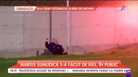 Marius Șumudică s-a făcut de râs, în public