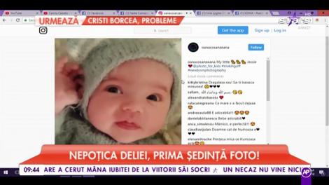 Nepoțica Deliei, prima ședință foto!