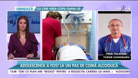 Alcoolemie uriașă pentru o fată de 14 ani din Iași. A fost la un pas să intre în comă alcoolică