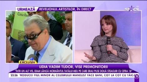 Lidia Vadim Tudor: „Mama îl visează pe tata în fiecare noapte, îl vede mergând prin casă”