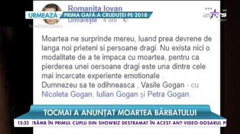 Momente cumplite pentru Romaniţa Iovan! Designerul este din nou în doliu