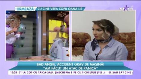 Bad Angie, accident grav de mașină: ”Mașina a derapat, ne-am răsucit în aer”