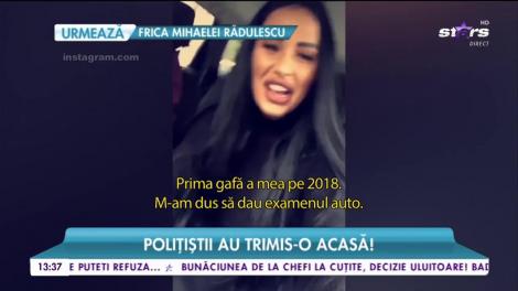 Prima gafă a Cruduței pe 2018. Polițiștii au trimis-o acasă