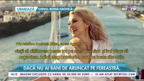 Învață de la Andreea Bălan cum să planifici dacă nu ai bani de aruncat pe fereastră