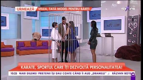 Karate, sportul care îți dezvoltă personalitatea. Învăță să te aperi de atacatori.