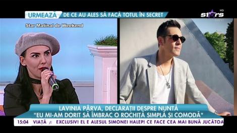 Lavinia Pârva a devenit doamna Bănică în secret: ”Eu mi-am dorit să îmbrac o rochie simplă și comodă”