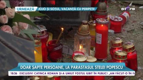 Scene incredibile! Doar șapte persoane la parastasul Stelei Popescu