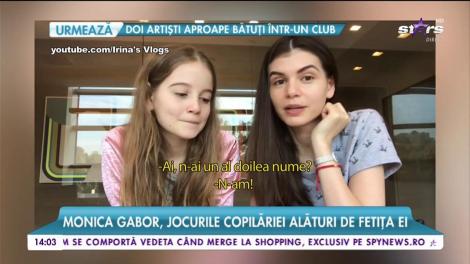 Monica Gabor, jocurile copilăriei alături de fetița ei: ”Mănanc dulciuri pe ascuns”
