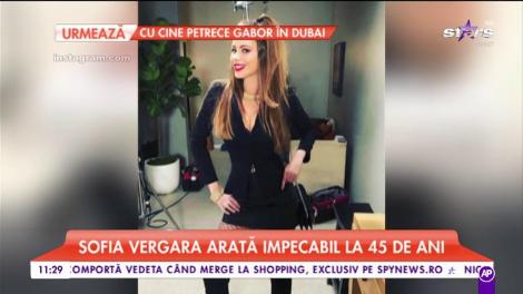Sofia Vergara arată impecabil la 45 de ani. Actrița se antrenează zilnic