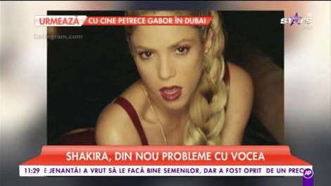 Shakira, din nou probleme cu vocea. Artista poate să rămână fără voce
