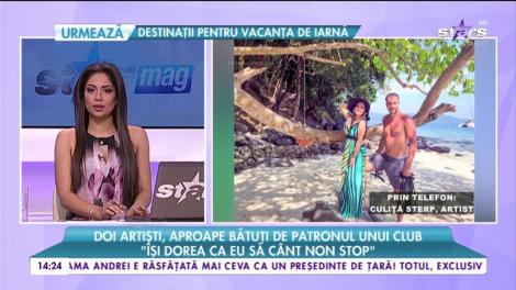 Culiță Sterp și soția aproape bătuți de patronul unui club: ”Își dorea ca eu să cânt non stop”