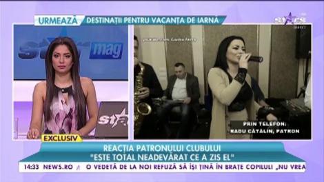 Reacția patronului clubului: ”Am încercat să discut cu el, că le-am dat banii și trebuie să mai cânte”