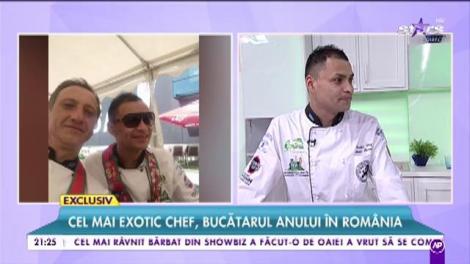 Cel mai exotic chef, bucătarul anului în România: ”Am învățat să gătesc în armată”