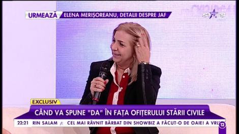 Carmen Șerban se mărita. Când va spune ”Da” în fața ofițerului stării civile