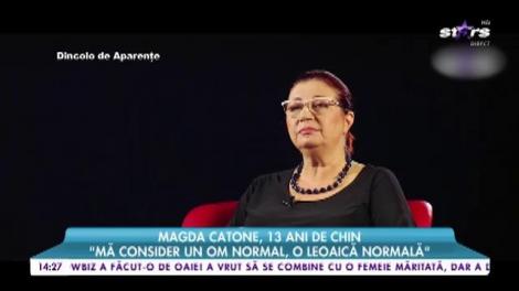 Magda Catone, mărturisiri dureroase despre chinul prin care a trecut: „A fost ca o penitenţă pentru mine, timp de 13 ani”