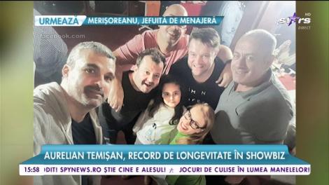Aurelian Temișan, record de longevitate în showbiz. Dorit de femei, avut doar de una singură