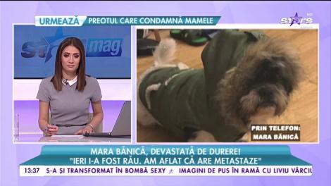 Mara Bănică, devastată de durere! Medicii i-au dat vestea cruntă