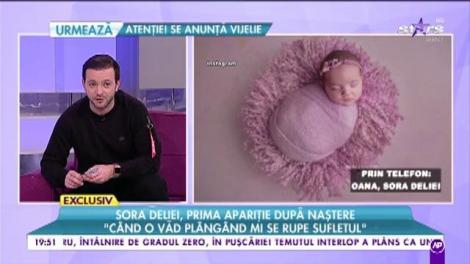 Sora Deliei, prima apariție după naștere: ”Îmi este dor de timpul petrecut cu soțul meu”