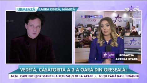 Vedetă, căsătorită a 3-a oară din greșeală! Actorul George Ivașcu a lămurit misterul
