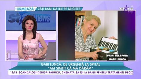 Cântăreața Gabi Luncă, de urgenţă la spital! Artista are probleme grave de sănătate: "Am simțit că mă dărâmă (...) Întotdeauna stăteam pe genunchi şi îi mulţumeam lui Dumnezeu"