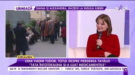 Lidia Vadim Tudor, dezvăluiri inedite despre moartea tatălui: "Vedea că nu mai are cu ce să-și întrețină familia, iar asta l-a măcinat"