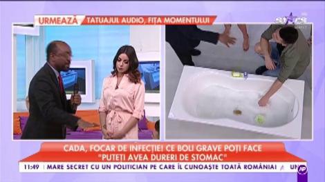 Cada, focar de infecție! Ce boli grave poți contamina: Care ste cel mai murdar loc din baie!