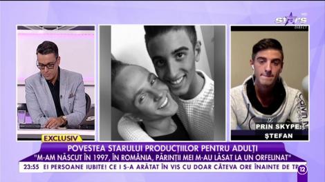 Povestea starului producțiilor pentru adulți! Ştefan Octavian Gheorghe: "M-am născut în 1997, în România, părinții mei m-au lăsat la un orfelinat"