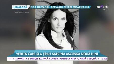 Vedeta care și-a ținut sarcina ascunsă nouă luni