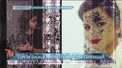 Clipe de groază pentru o cunoscută cântăreață. I-a mâncat jumătate de obraz și de gură