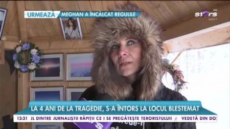Momente sfâșietoare pe munte. La 4 ani de la tragedie, s-a întors la locul blestemat