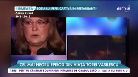 Cel mai negru episod din viața actriței Torei Vasilescu. A pierdut sarcina în culise, apoi a urcat pe scenă