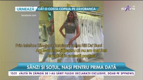 Sânziana Buruiană și soțul eu urmează să fie nași pentru prima dată