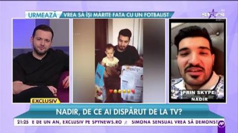Nadir, dispariție bruscă de la TV. Care este motivul pentru care artistul își ascunde fața
