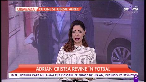Când nimeni nu mai credea... Adrian Cristea revine în fotbal! La ce echipa va juca