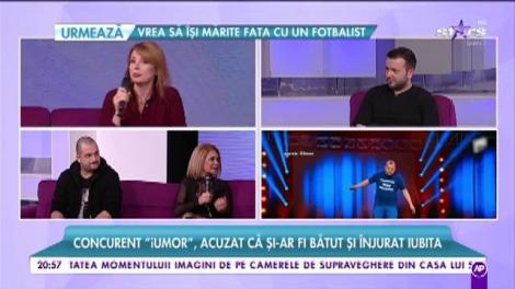 Concurent „iUMOR”, acuzat că și-ar fi bătut și înjurat iubita