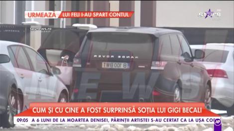 Imagini cu cea mai discretă soție de milionar. Cum si cu cine a fost surprinsă soția lui Gigi Becali