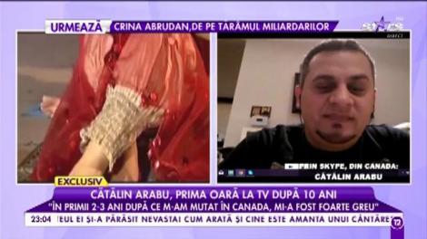 Cătălin Arabu, prima oară la TV după 10 ani! "M-am specializat în amenajări interioare"