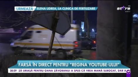 Farsă în direct pentru Mellina, "Regina Youtube-ului". Cazul Boureanu se repetă!