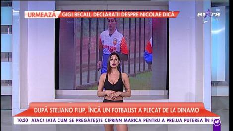 După Steliano Filip, încă un fotbalist a plecat de la Dinamo