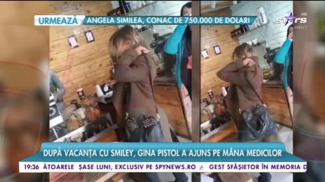După vacanța cu Smiley, gina Pistol a ajuns pe mâna medicilor
