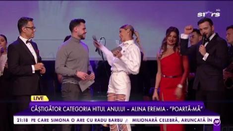 Câștigător categoria ”Hitul anului” - Alina Eremia - ”Poartă-mă”