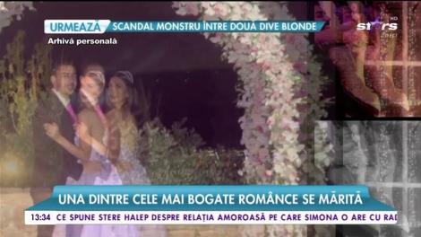 Una dintre cele mai bogate românice se mărită. A fost cerută într-un mod spectaculos