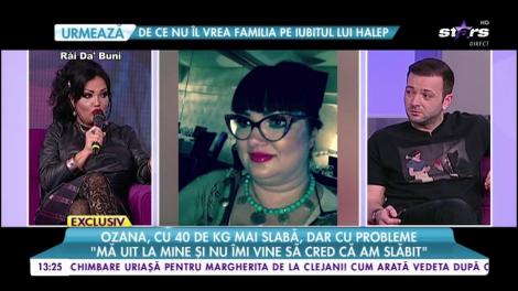 Ozana Barabancea, cu 40 de kilograme mai slabă, dar cu probleme: ”Hainele vechi le-am strâmtat sau le-am dăruit”
