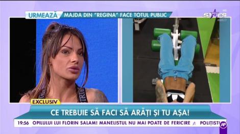 Nu are pic de celulită, are pătrățele pe abdomen și forme apetisante