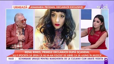 Irina Rimes, la un pas de depresie. Primele declarații despre divorț: „Aș fi ipocrită să spun că nu m-am folosit de iubire să ajung în muzică”