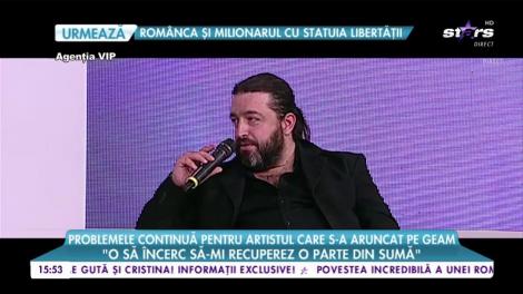 Problemele pentru artistul care s-a aruncat pe geam de frica mascaţilor! Adrian Naidin: "Trei bărbaţi au dat buzna în curtea mea"