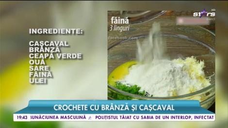 Rețeta zilei: Crochete cu brânză și cașcaval